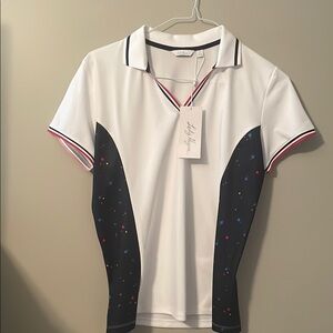 NWT Lady Hagan golf shirt. Size Lg